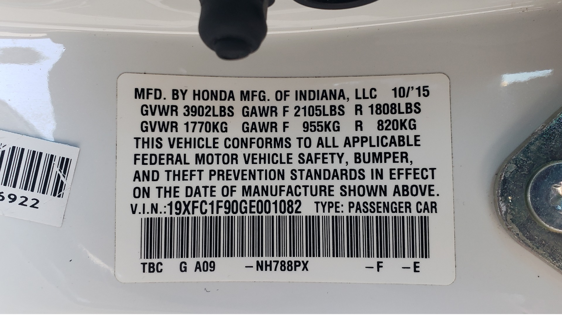 Used 2016 Honda CIVIC SEDAN TOURING / NAV / SUNROOF / REARVIEW / HEATED SEATS for sale Sold at Formula Imports in Charlotte NC 28227 83