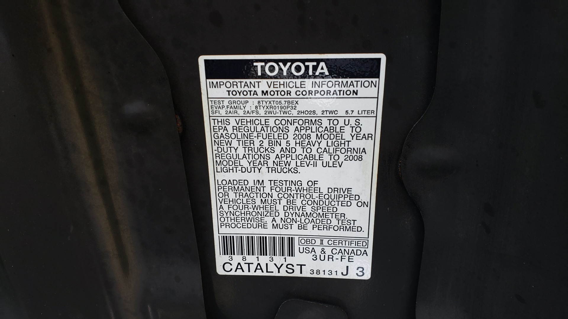 Used 2008 Toyota SEQUOIA LIMITED / COLD AREA PKG / SUNROOF / DVD ENTERTAINMENT for sale Sold at Formula Imports in Charlotte NC 28227 18