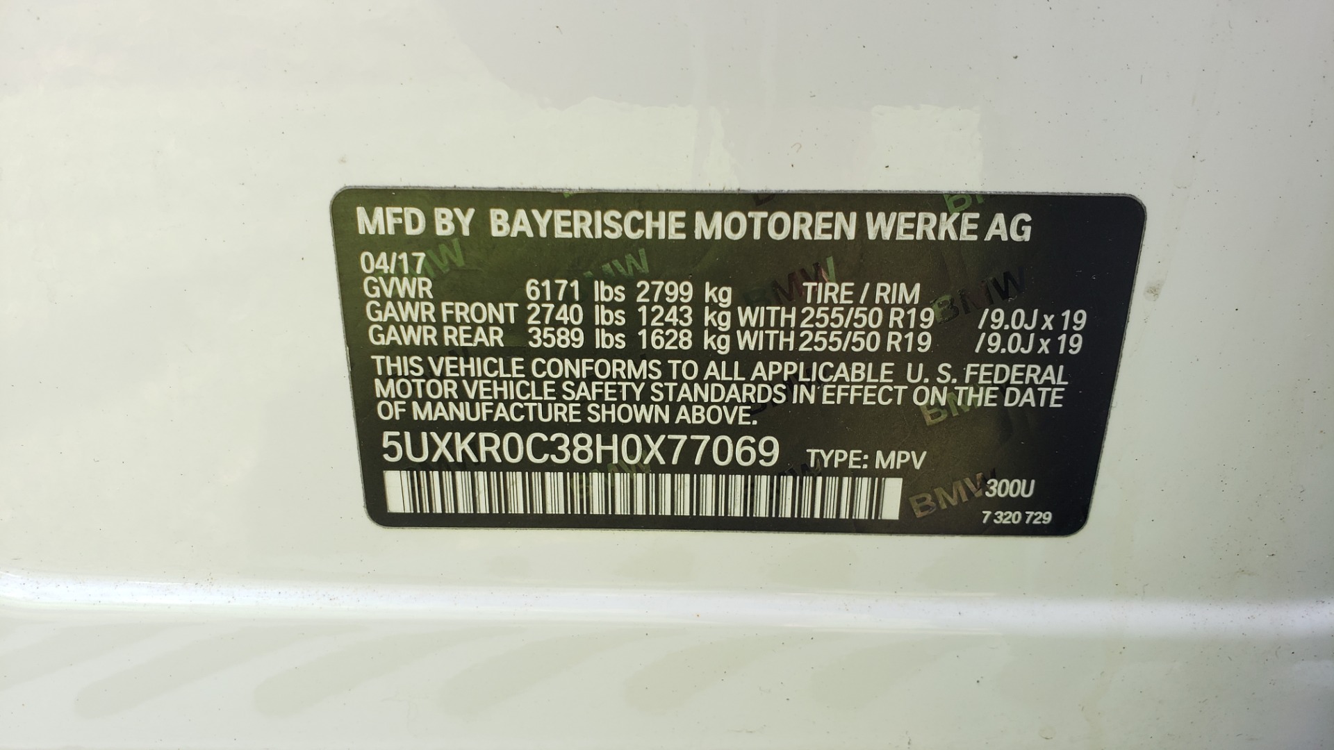 Used 2017 BMW X5 XDRIVE35I / NAV / SUNROOF / RUNNING BOARDS / REARVIEW for sale $33,995 at Formula Imports in Charlotte NC 28227 91