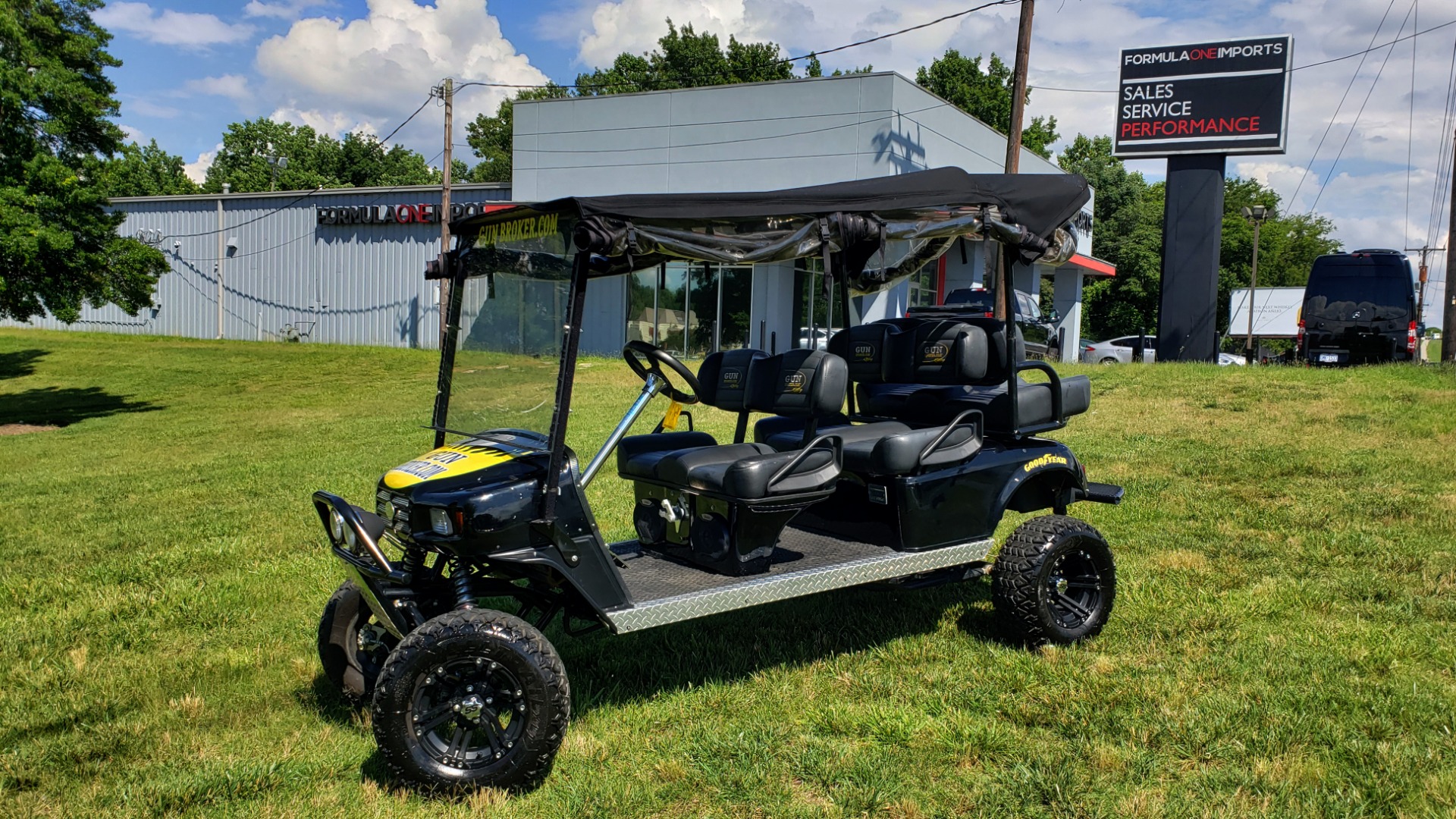 Used 2010 E-Z-GO GOLF CART 24HP / 3-ROW SEATING FOR 6 / SUSPENSION LIFT / SONY STEREO for sale Sold at Formula Imports in Charlotte NC 28227 1