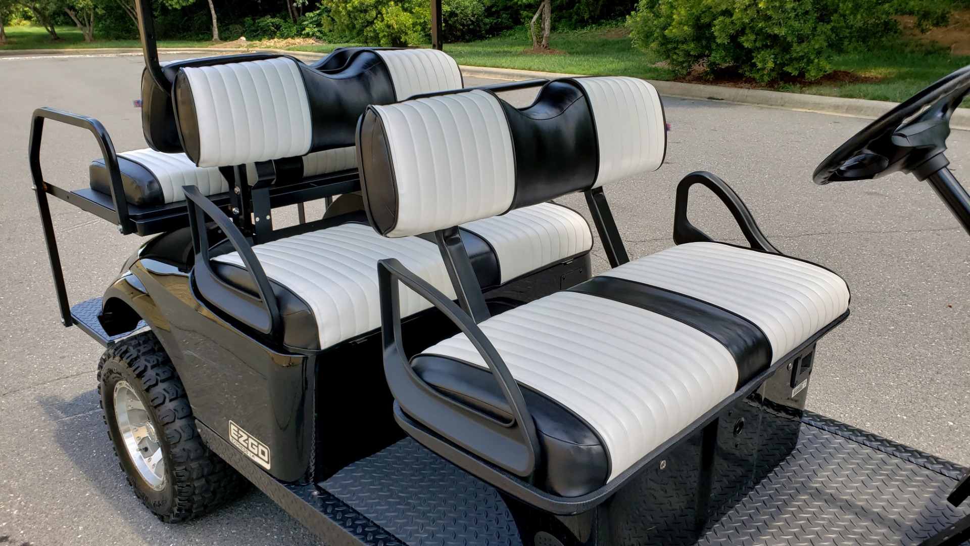 Used 2015 E-Z-GO EXPRESS J6 GOLF CART / 3-ROW / SEATS 6 / 12IN ALLOY WHEELS for sale Sold at Formula Imports in Charlotte NC 28227 18