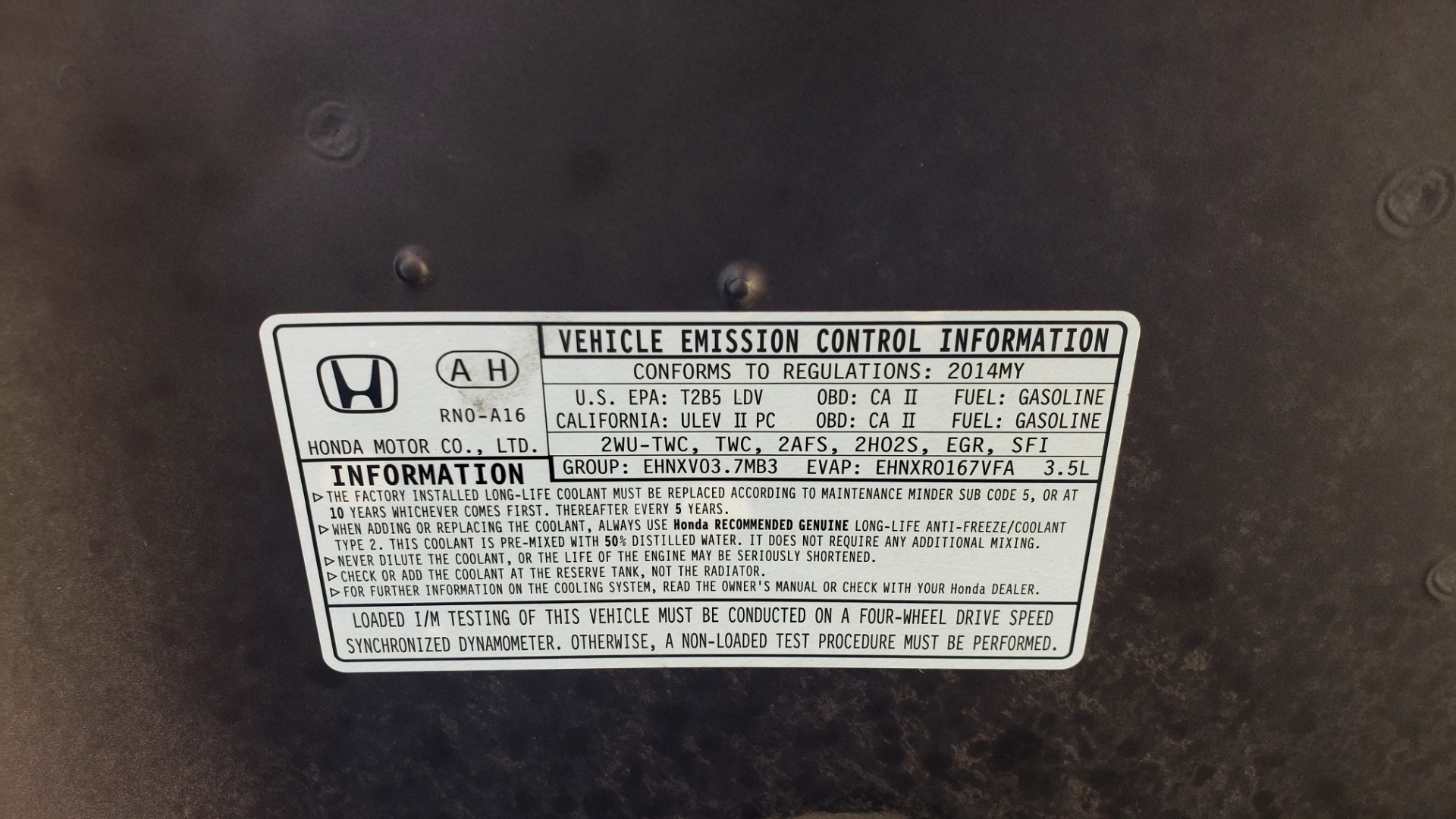 Used 2014 Honda PILOT EX-L / SUNROOF / HTD STS / DUAL-ZONE CLIMATE / REARVIEW for sale Sold at Formula Imports in Charlotte NC 28227 12