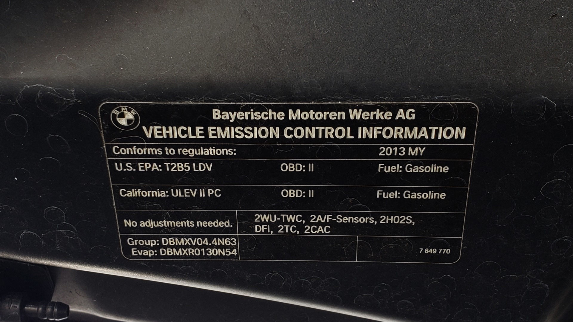 Used 2013 BMW 5 SERIES 550I XDRIVE LUX PKG / EXEC / COLD WTHR / NAV / SUNROOF / REARVIEW for sale Sold at Formula Imports in Charlotte NC 28227 12