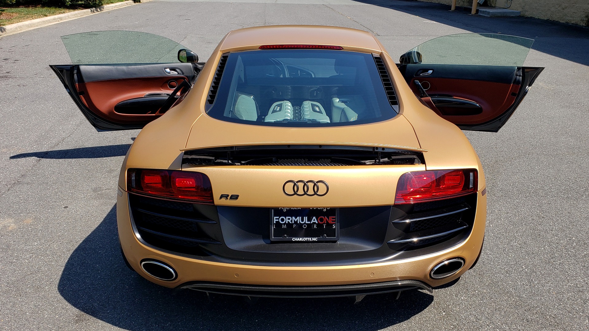 Used 2012 Audi R8 V10 5.2L / CUST WRAP BRUSHED BRONZE / NAV / B&O SOUND / CUST 19IN WHLS for sale $79,999 at Formula Imports in Charlotte NC 28227 20