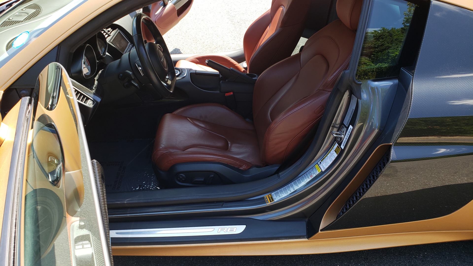 Used 2012 Audi R8 V10 5.2L / CUST WRAP BRUSHED BRONZE / NAV / B&O SOUND / CUST 19IN WHLS for sale $79,999 at Formula Imports in Charlotte NC 28227 28