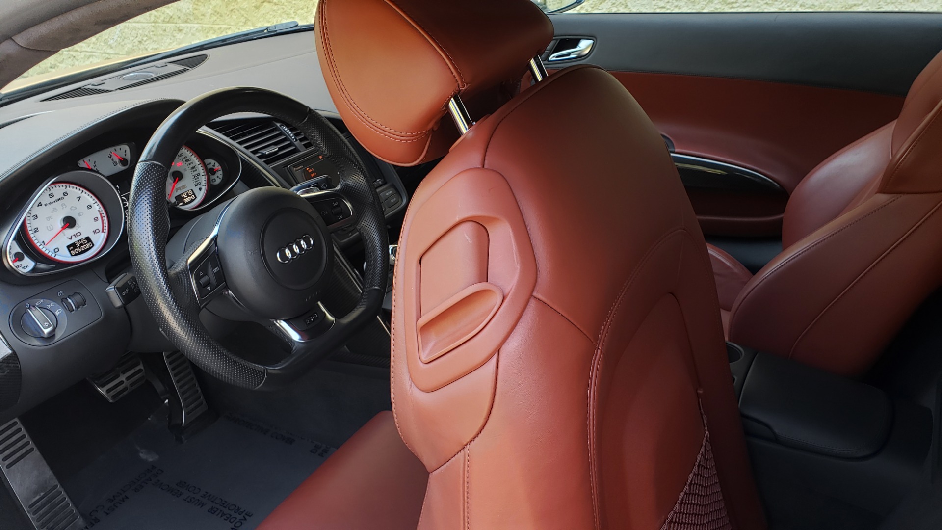 Used 2012 Audi R8 5.2L V10 / AWD / COUPE / NAV / 6-SPD AUTO / CUSTOM WRAP for sale Sold at Formula Imports in Charlotte NC 28227 52