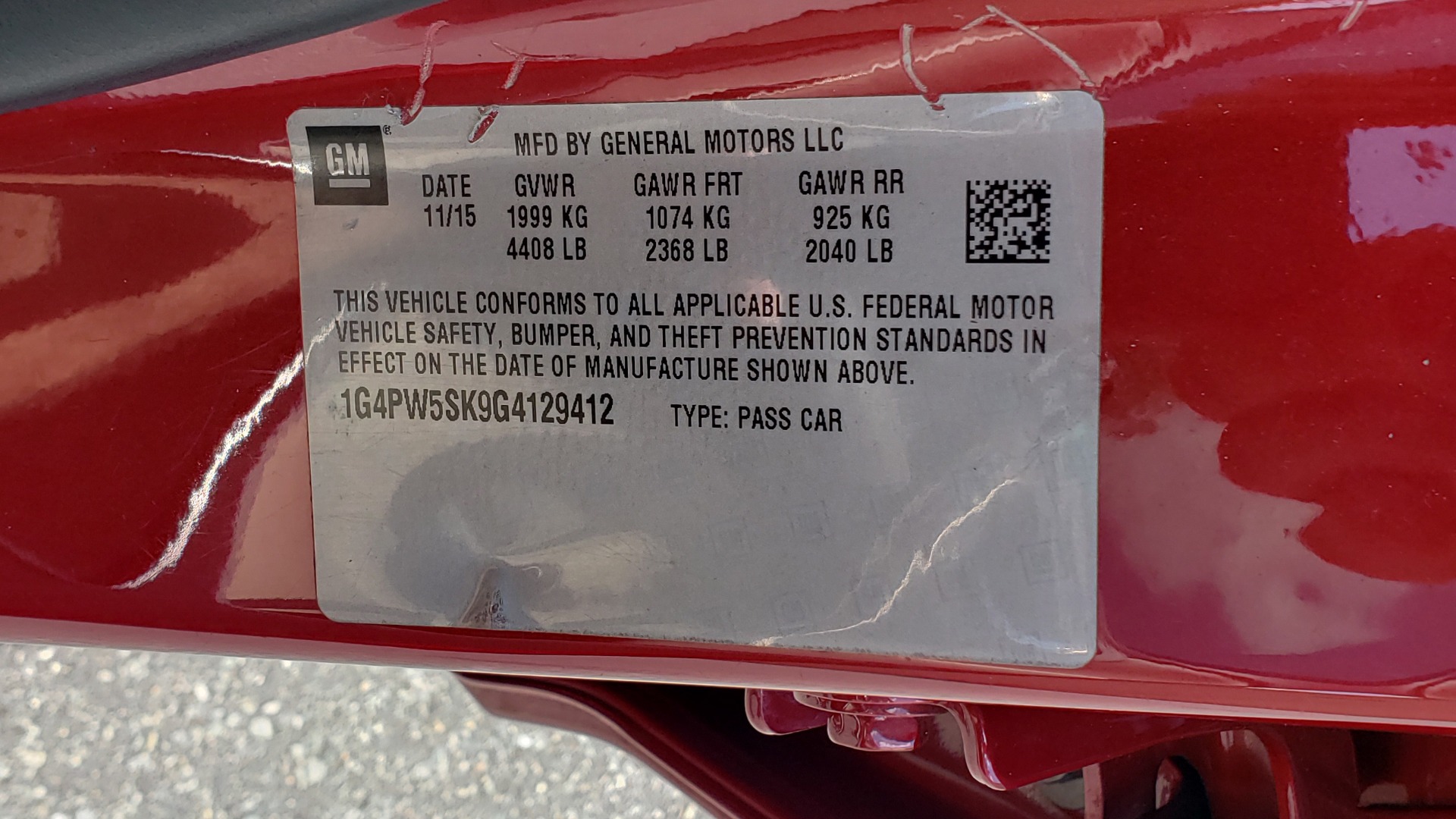 Used 2016 Buick VERANO SPORT TOURING / SUNROOF / HTD STS / 18IN WHEELS / REARVIEW for sale Sold at Formula Imports in Charlotte NC 28227 77