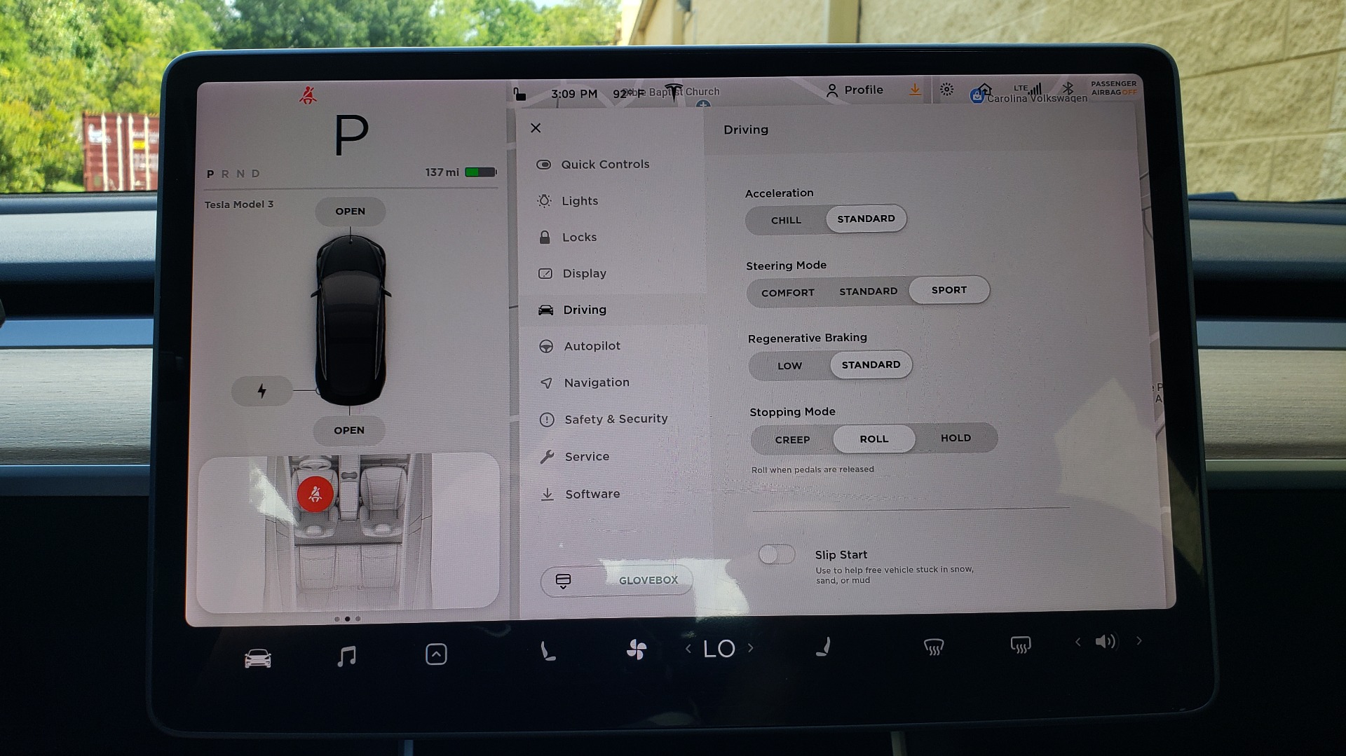 Used 2018 Tesla MODEL 3 LONG RANGE BATTERY / NAV / GLASS ROOF / REARVIEW for sale Sold at Formula Imports in Charlotte NC 28227 36