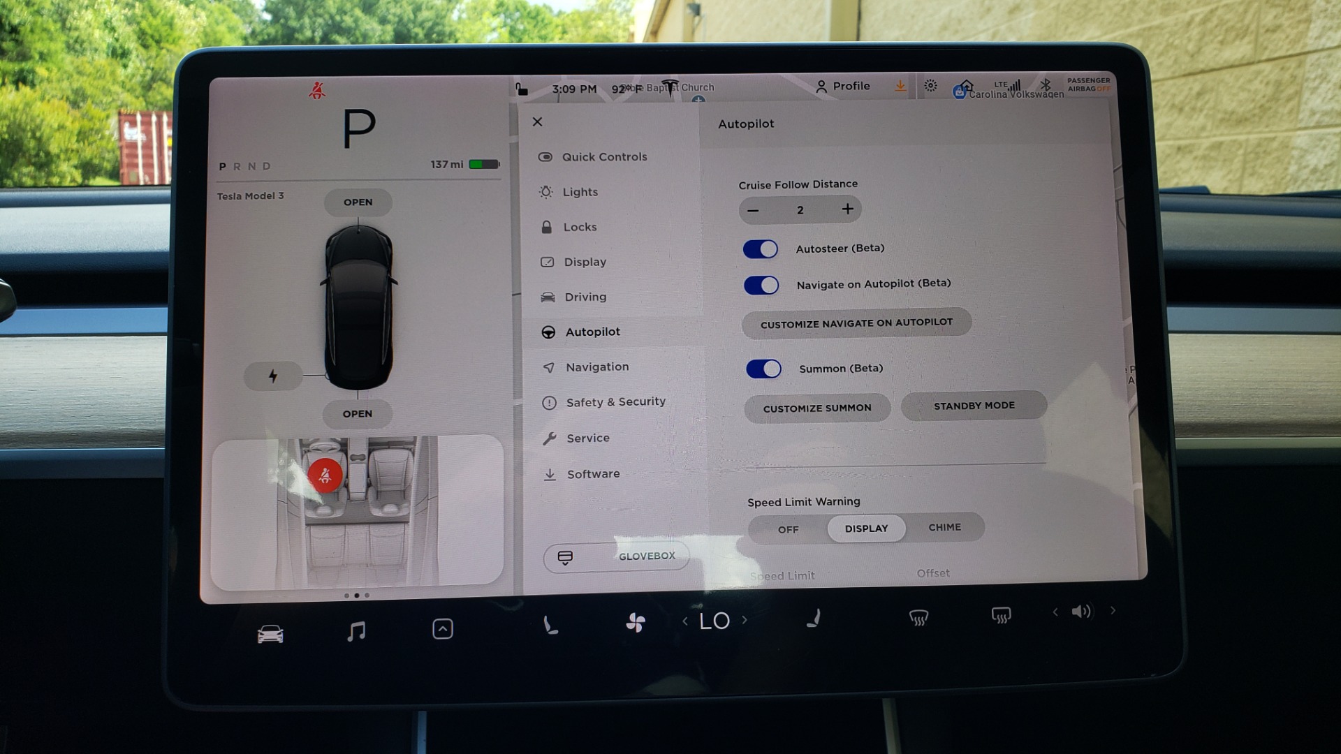 Used 2018 Tesla MODEL 3 LONG RANGE BATTERY / NAV / GLASS ROOF / REARVIEW for sale Sold at Formula Imports in Charlotte NC 28227 37