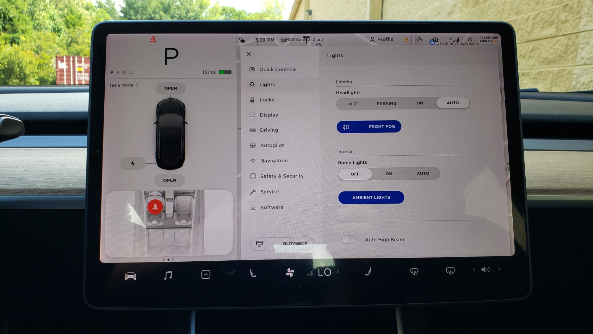 Used 2018 Tesla MODEL 3 LONG RANGE BATTERY / NAV / GLASS ROOF / REARVIEW for sale Sold at Formula Imports in Charlotte NC 28227 38