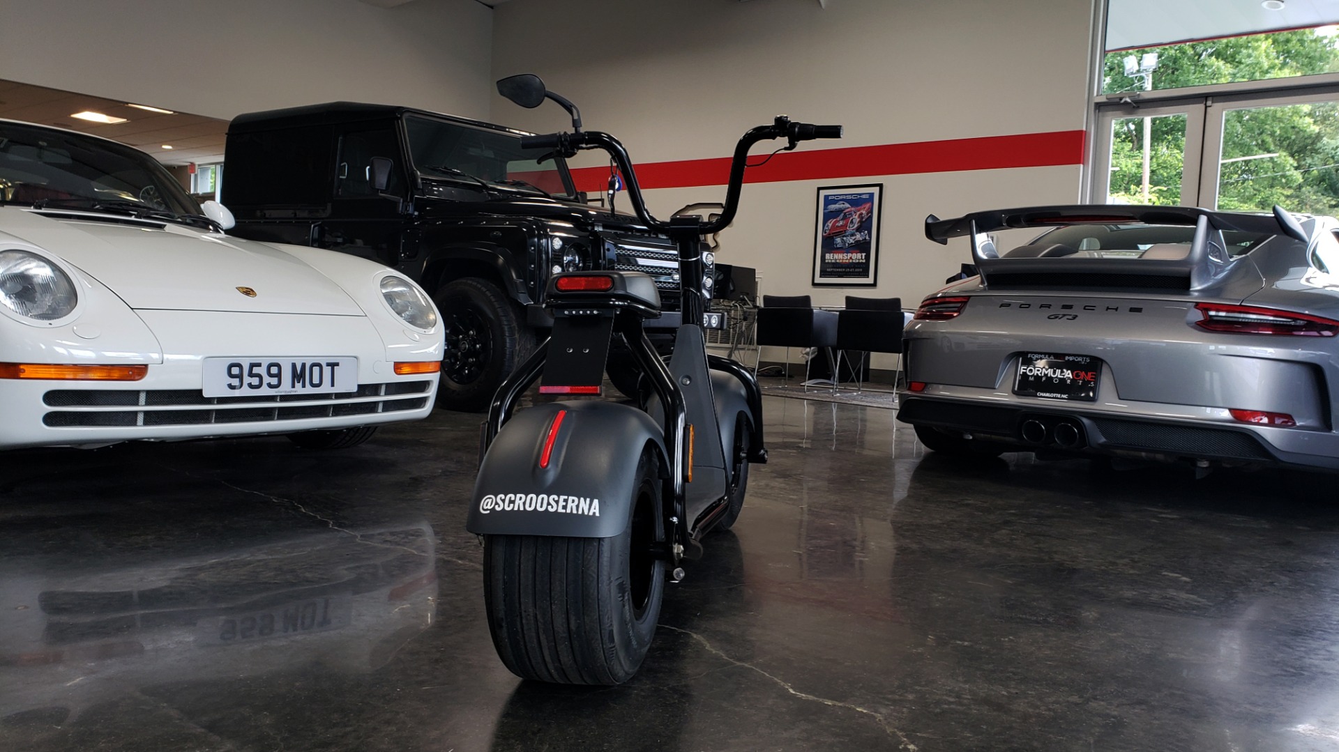 Used 2018 SCROOSER ELECTRIC SCOOTER SELF BALANCED / PITCH BLACK / 15.5 MPH / 34 MI RANGE for sale Sold at Formula Imports in Charlotte NC 28227 2