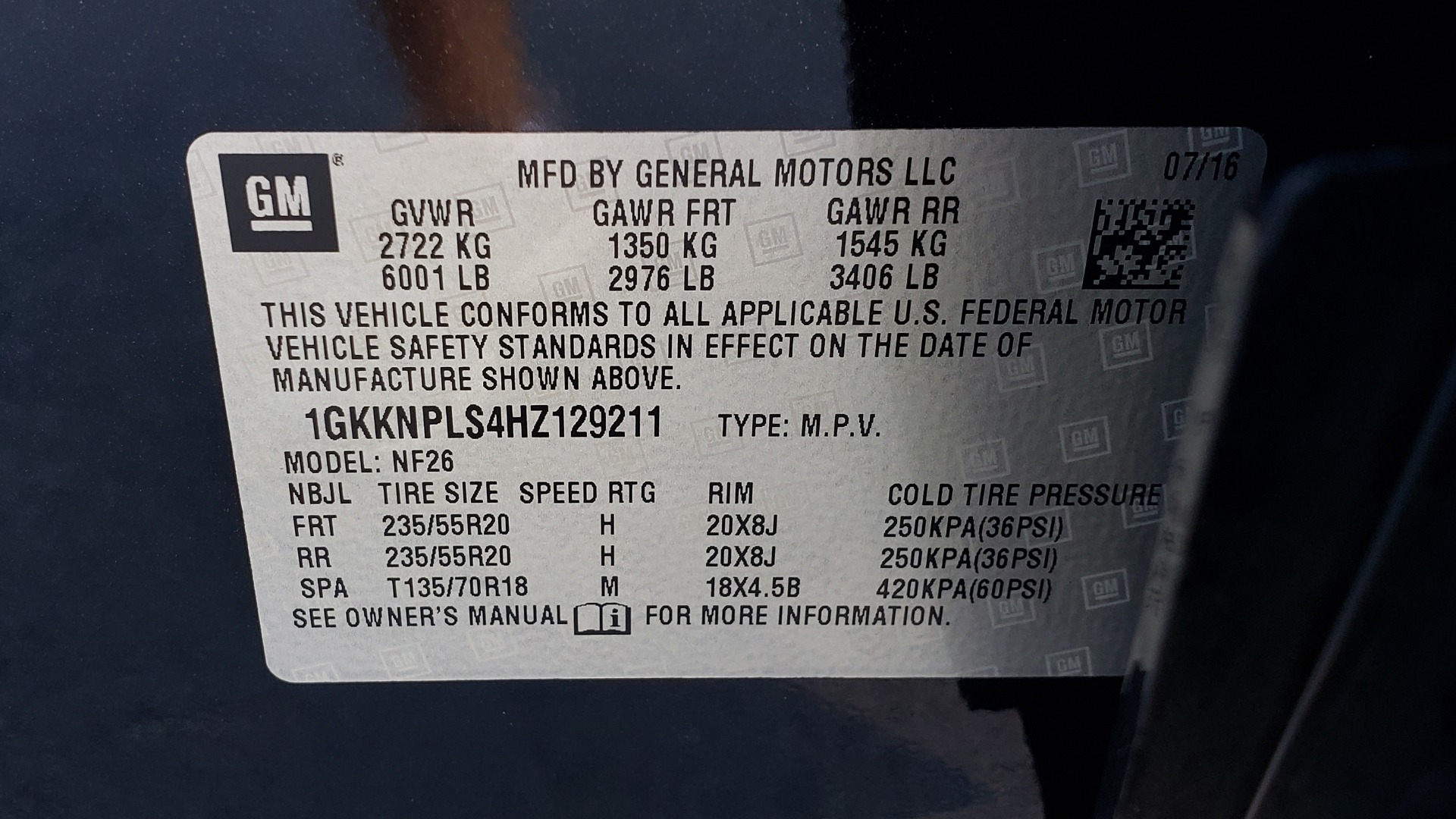 Used 2017 GMC ACADIA DENALI / FWD / NAV / SUNROOF / CAMERA / 3-ROW for sale Sold at Formula Imports in Charlotte NC 28227 20