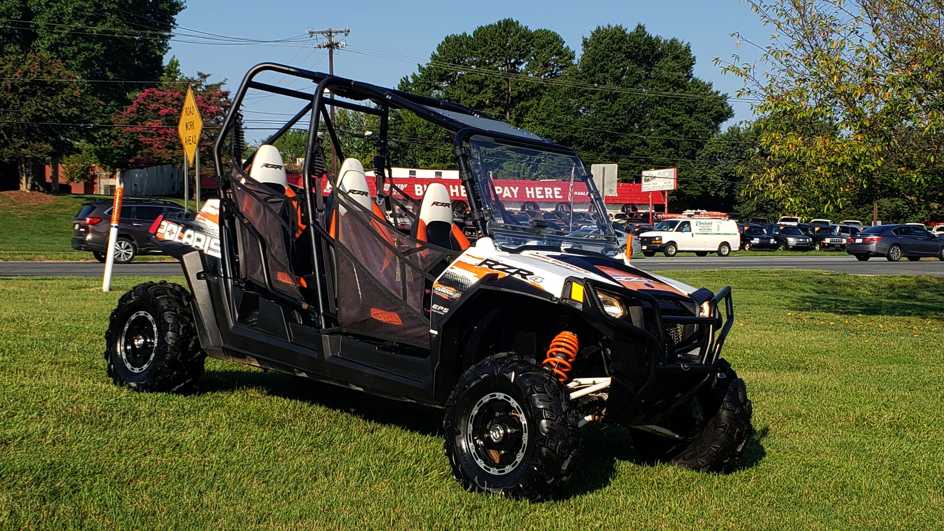 Used 2012 POLARIS RANGER RZR4 / HO 800 EFI / IPHONE CONNECT / SPEAKERS / NEW TIRES for sale Sold at Formula Imports in Charlotte NC 28227 8