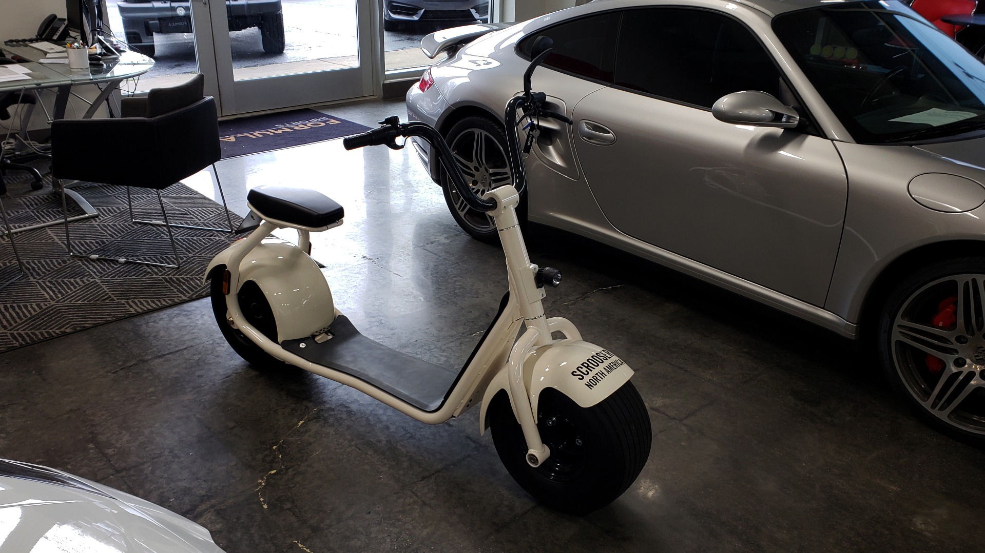 Used 2018 SCROOSER ELECTRIC SCOOTER SELF BALANCED / CUSTOM WHITE / 15.5 MPH / 34 MI RANGE for sale Sold at Formula Imports in Charlotte NC 28227 1