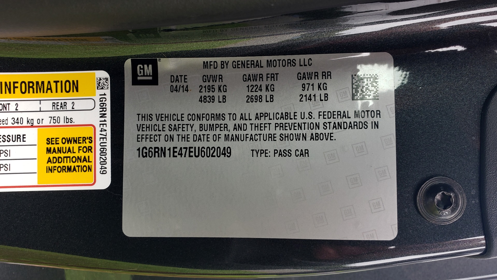 Used 2014 Cadillac ELR 2DR COUPE / HYBRID / NAV / BOSE / HEATED SEATS / REARVIEW for sale Sold at Formula Imports in Charlotte NC 28227 69