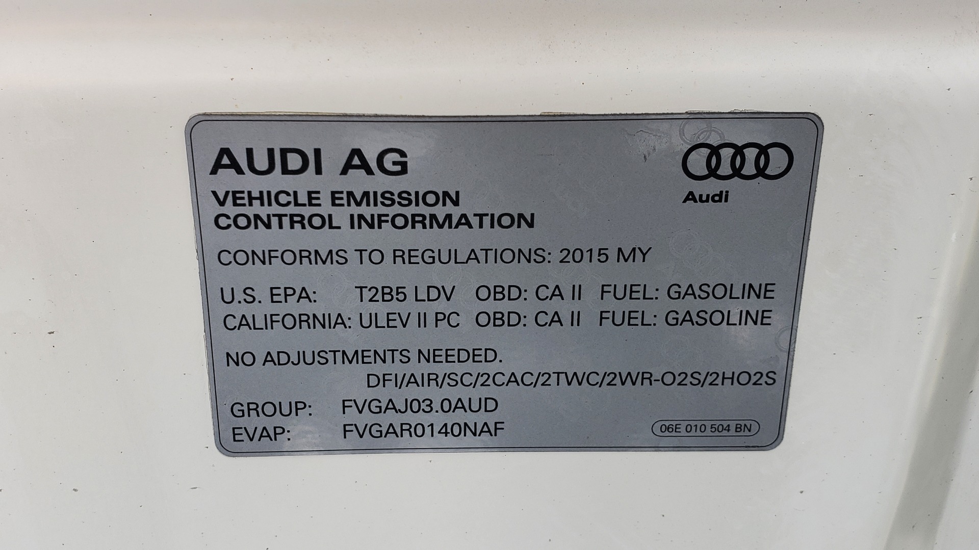 Used 2015 Audi A6 3.0T PRESTIGE / BLACK OPTIC / NAV / BOSE / SUNROOF / REARVIEW for sale Sold at Formula Imports in Charlotte NC 28227 18