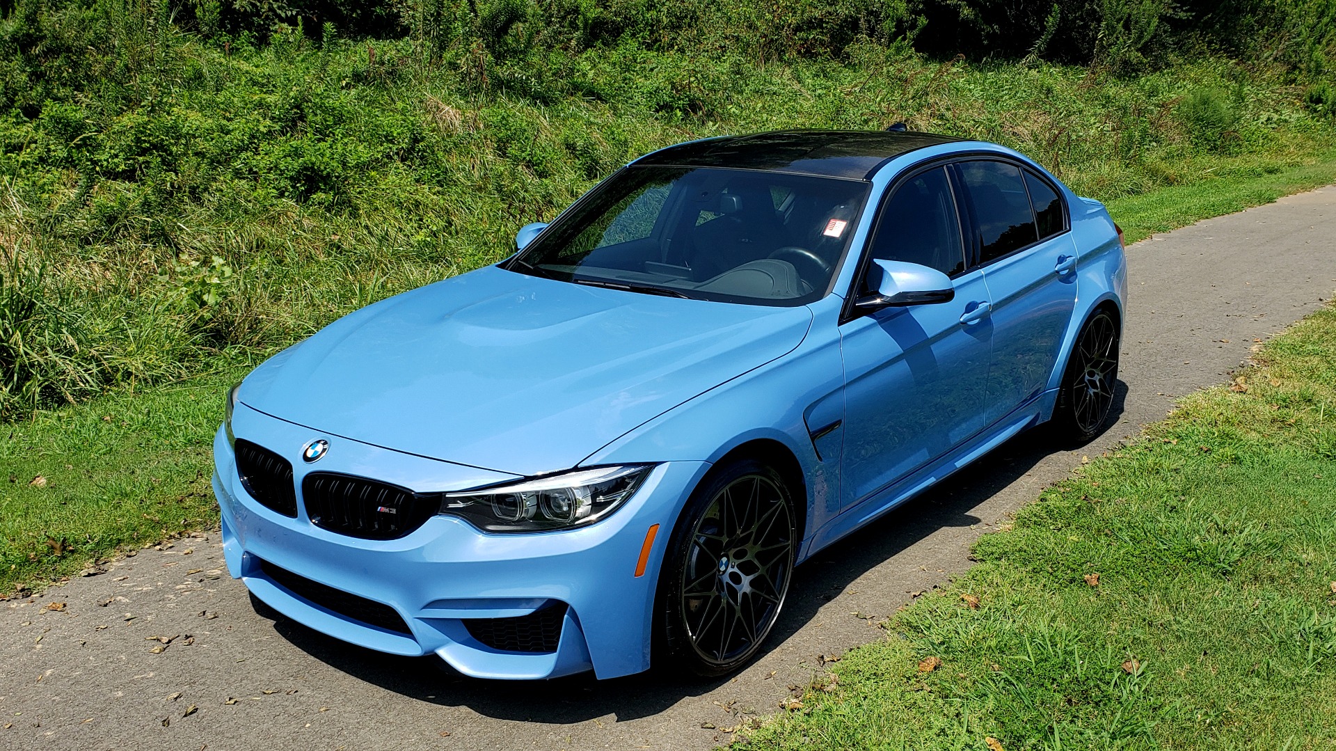 Used 2018 BMW M3 COMPETITION PKG / 6-SPD MANUAL / NAV / CARBON FIBER ROOF / REARVIEW for sale Sold at Formula Imports in Charlotte NC 28227 9