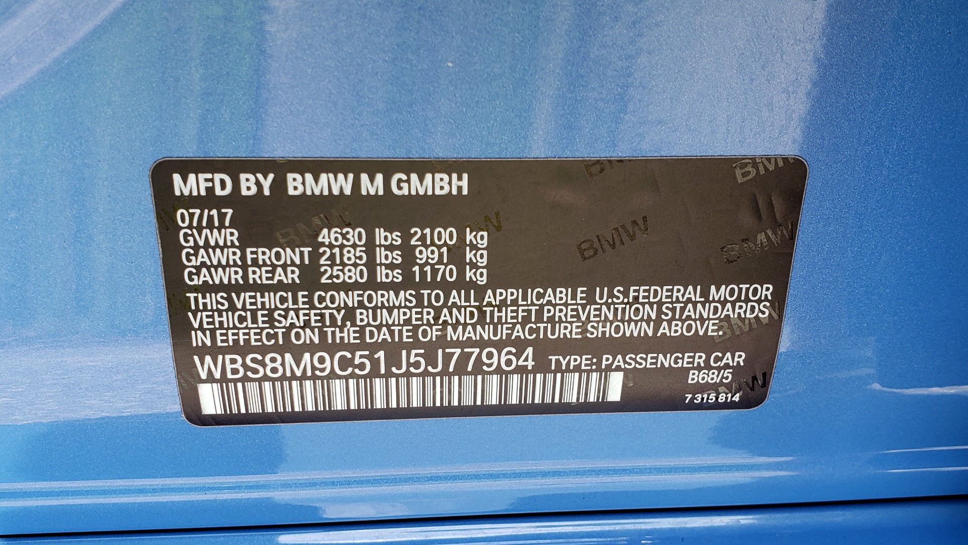 Used 2018 BMW M3 COMPETITION PKG / 6-SPD MANUAL / NAV / CARBON FIBER ROOF / REARVIEW for sale Sold at Formula Imports in Charlotte NC 28227 91