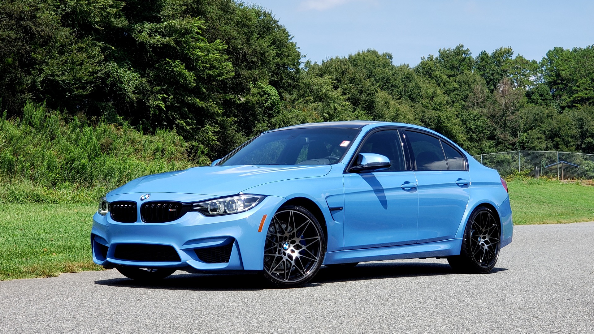 Used 2018 BMW M3 COMPETITION PKG / 6-SPD MANUAL / NAV / CARBON FIBER ROOF / REARVIEW for sale Sold at Formula Imports in Charlotte NC 28227 1