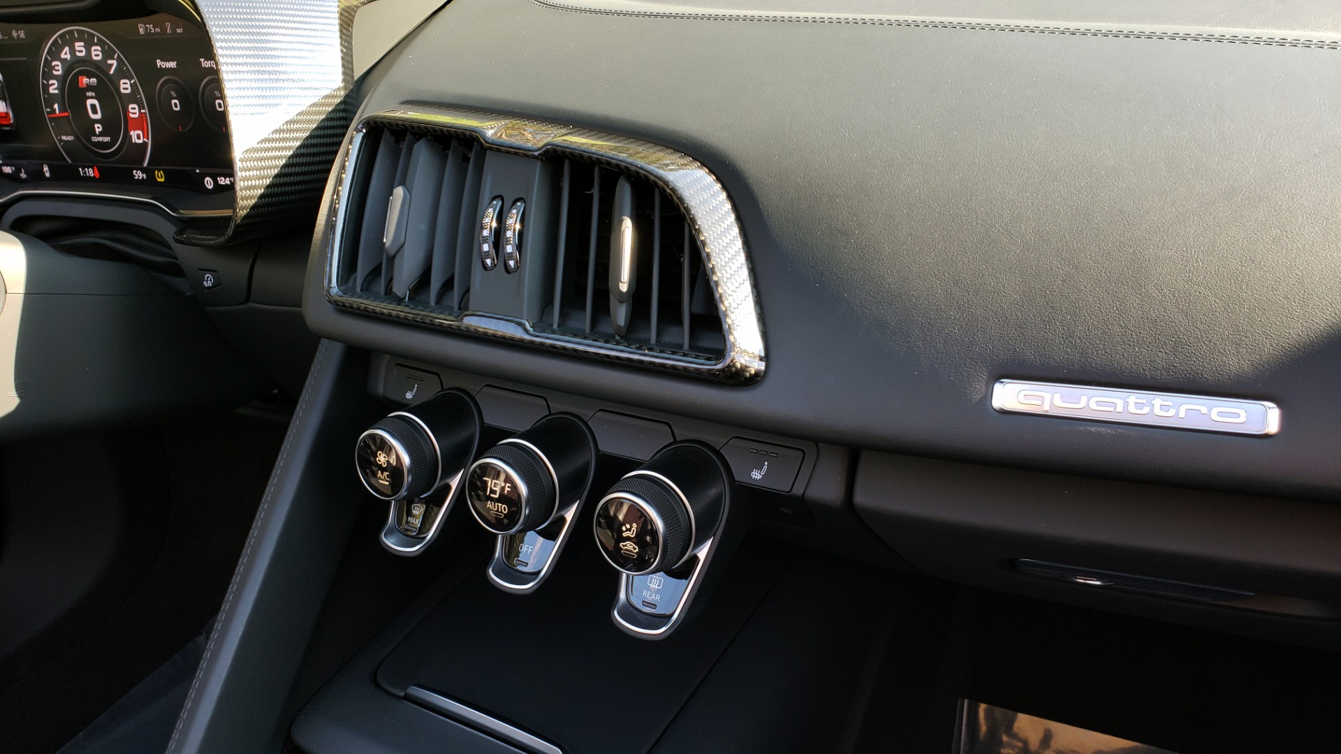 Used 2017 Audi R8 SPYDER V10 S-TRONIC / CARBON EXT & INT PKG / NAV / REARVIEW for sale Sold at Formula Imports in Charlotte NC 28227 43