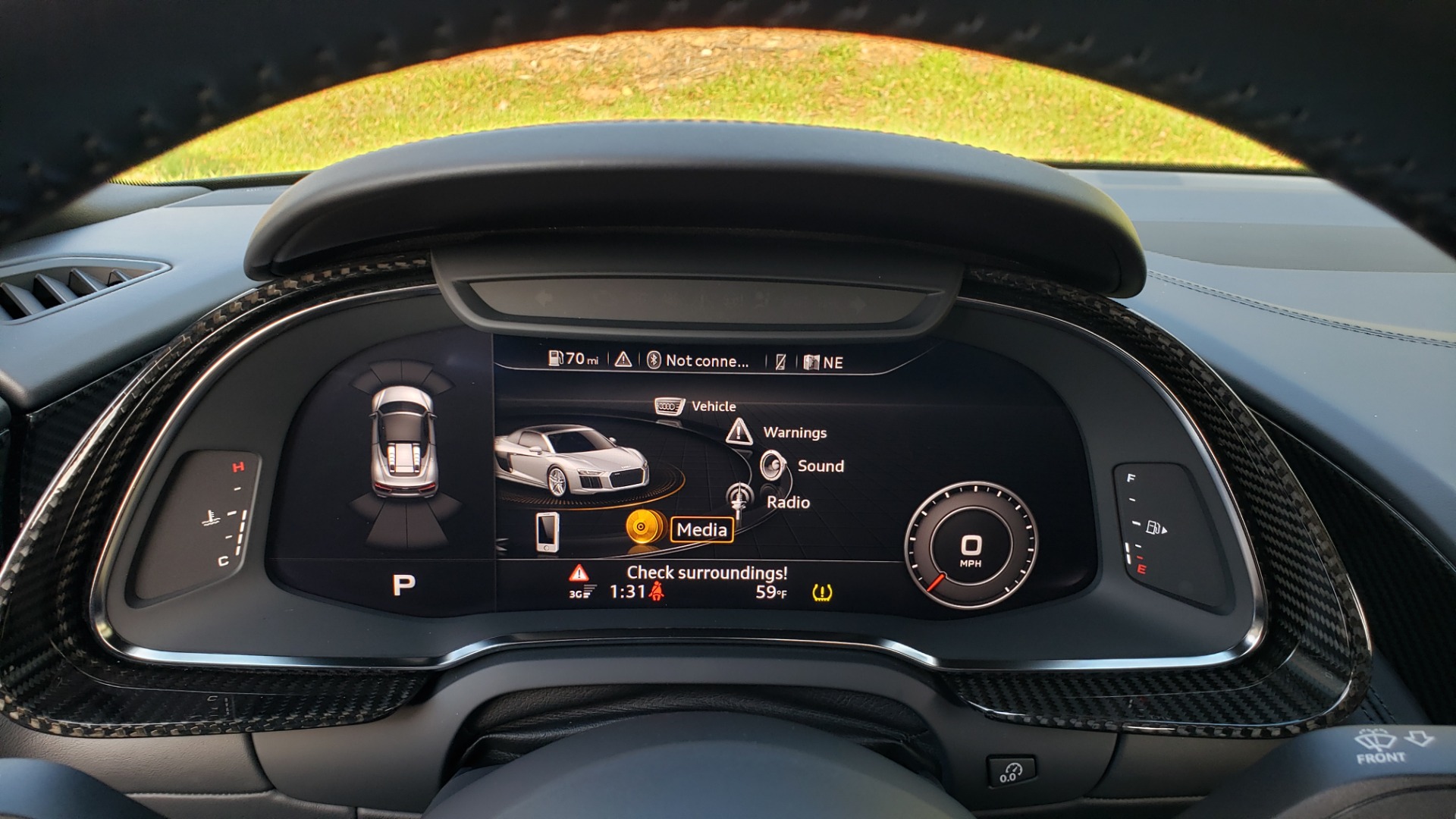 Used 2017 Audi R8 SPYDER V10 S-TRONIC / CARBON EXT & INT PKG / NAV / REARVIEW for sale Sold at Formula Imports in Charlotte NC 28227 77