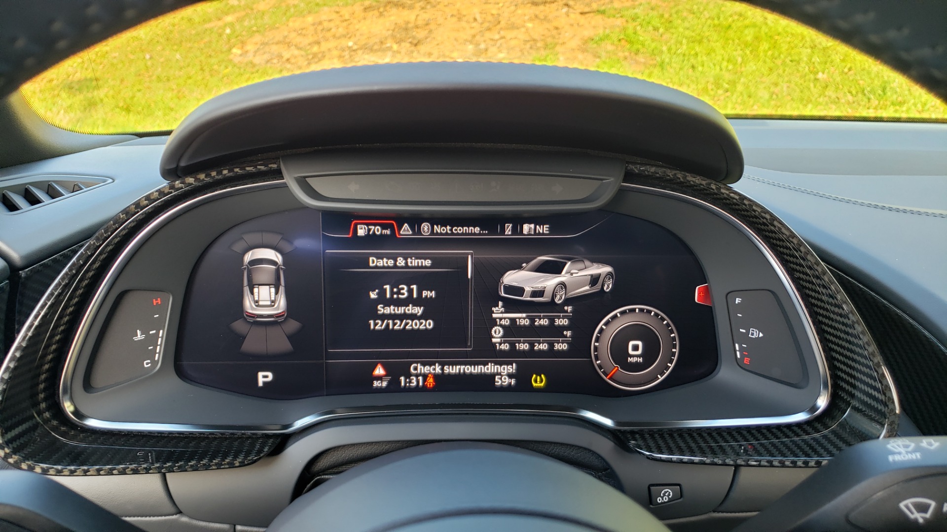 Used 2017 Audi R8 SPYDER V10 S-TRONIC / CARBON EXT & INT PKG / NAV / REARVIEW for sale Sold at Formula Imports in Charlotte NC 28227 78