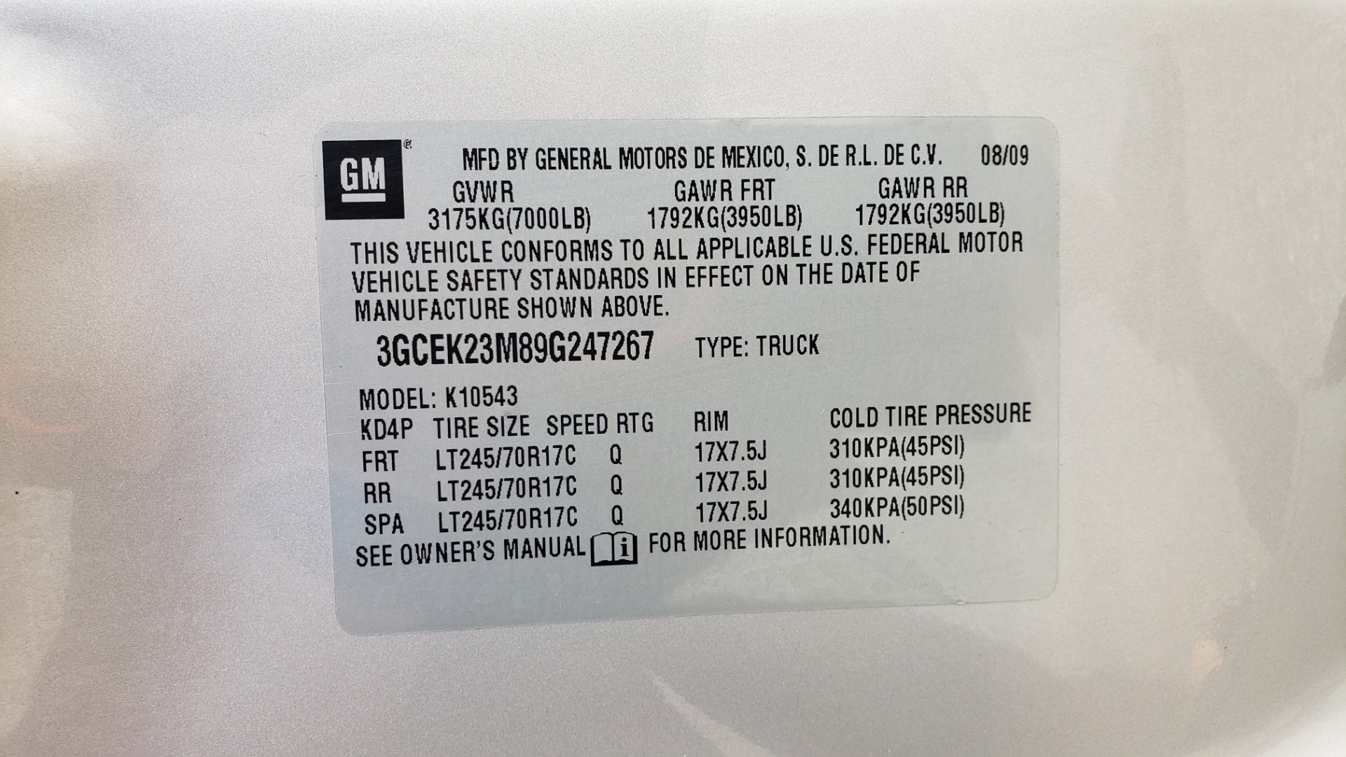 Used 2009 Chevrolet SILVERADO 1500 LT / CREWCAB / 5.3L V8 / 4WD / TRAILER PKG / REARVIEW for sale Sold at Formula Imports in Charlotte NC 28227 77
