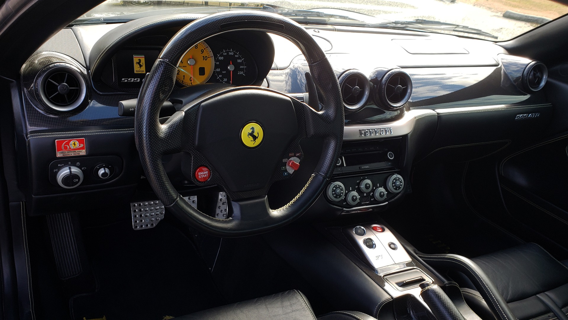 Used 2007 Ferrari 599 GTB FIORANO HGTE / V12 / F1 TRANS / NAV / BOSE / CUSTOM WHEELS for sale Sold at Formula Imports in Charlotte NC 28227 83