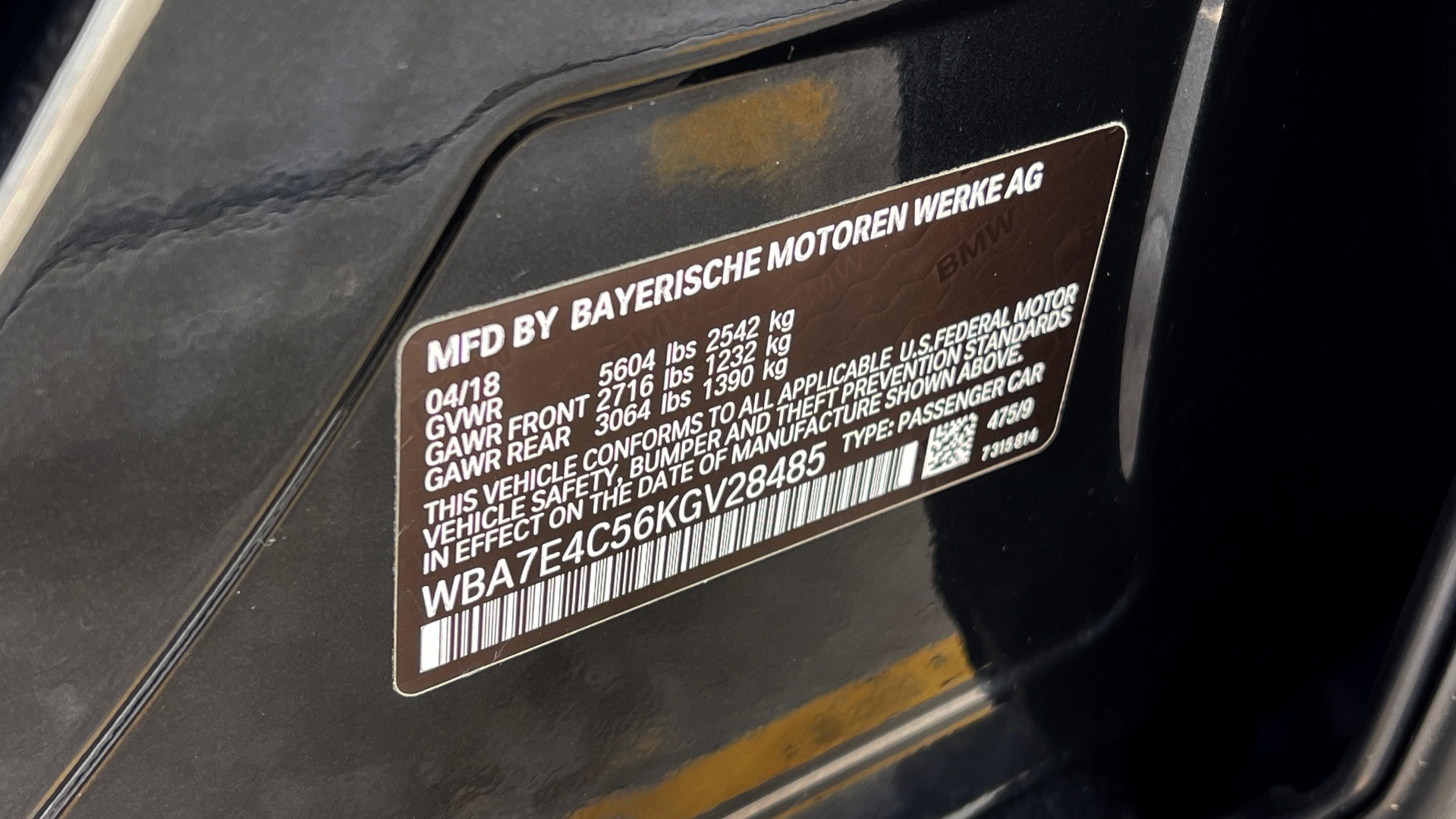 Used 2019 BMW 7 SERIES 740I XDRIVE M-SPORT / CLD WTHR / NAV / SUNROOF / REARVIEW / 22IN WHLS for sale Sold at Formula Imports in Charlotte NC 28227 78