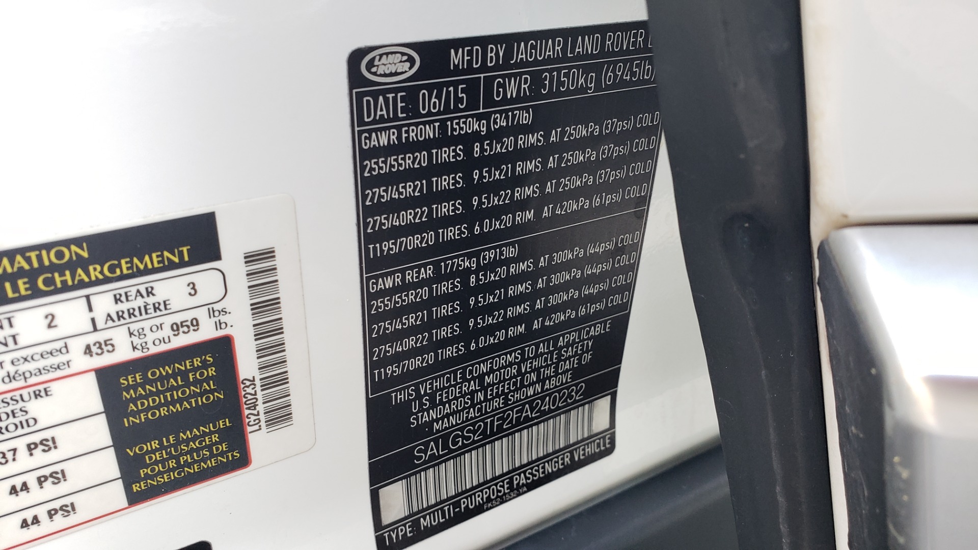 Used 2015 Land Rover Range Rover Supercharged for sale Sold at Formula Imports in Charlotte NC 28227 97