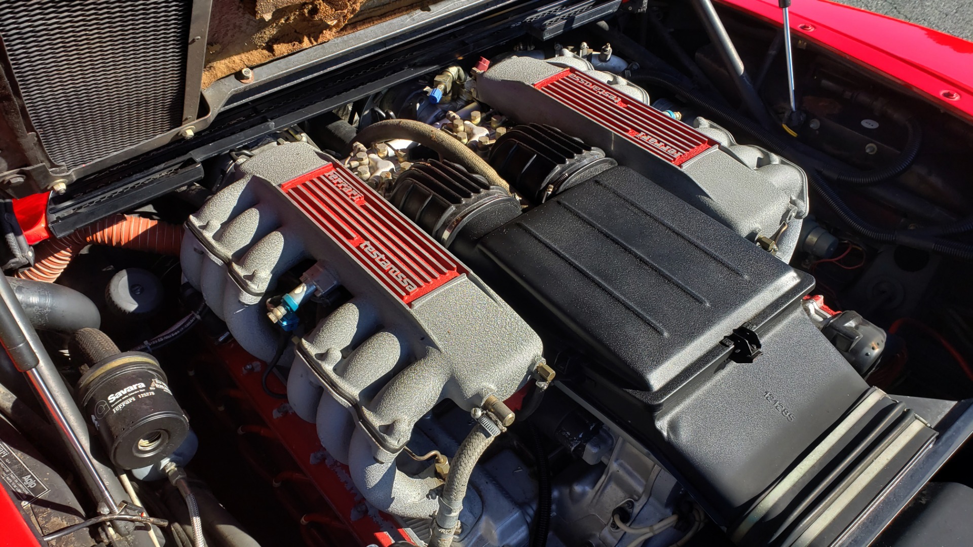 Used 1988 Ferrari TESTAROSSA COUPE / 4.9L FLAT-12 / 5-SPEED MANUAL / LOW MILES SUPER CLEAN for sale Sold at Formula Imports in Charlotte NC 28227 17
