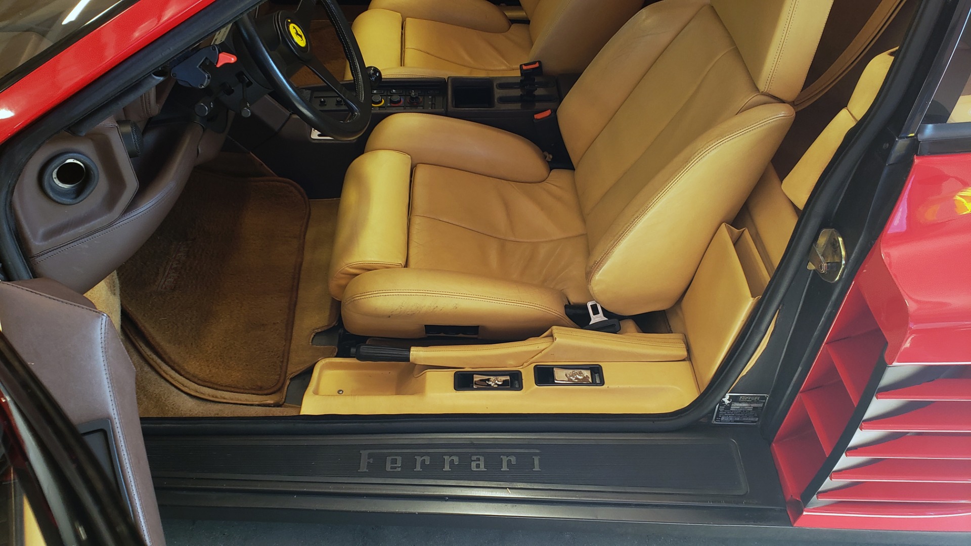 Used 1988 Ferrari TESTAROSSA COUPE / 4.9L FLAT-12 / 5-SPEED MANUAL / LOW MILES SUPER CLEAN for sale Sold at Formula Imports in Charlotte NC 28227 49