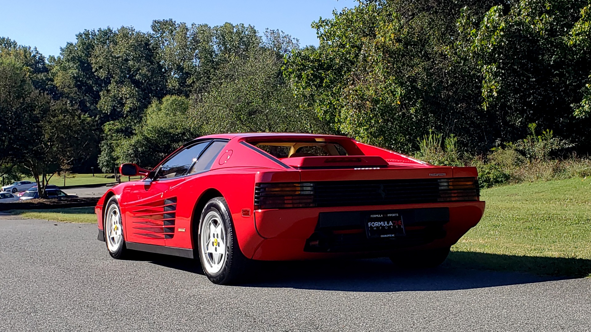 Used 1988 Ferrari TESTAROSSA COUPE / 4.9L FLAT-12 / 5-SPEED MANUAL / LOW MILES SUPER CLEAN for sale Sold at Formula Imports in Charlotte NC 28227 5