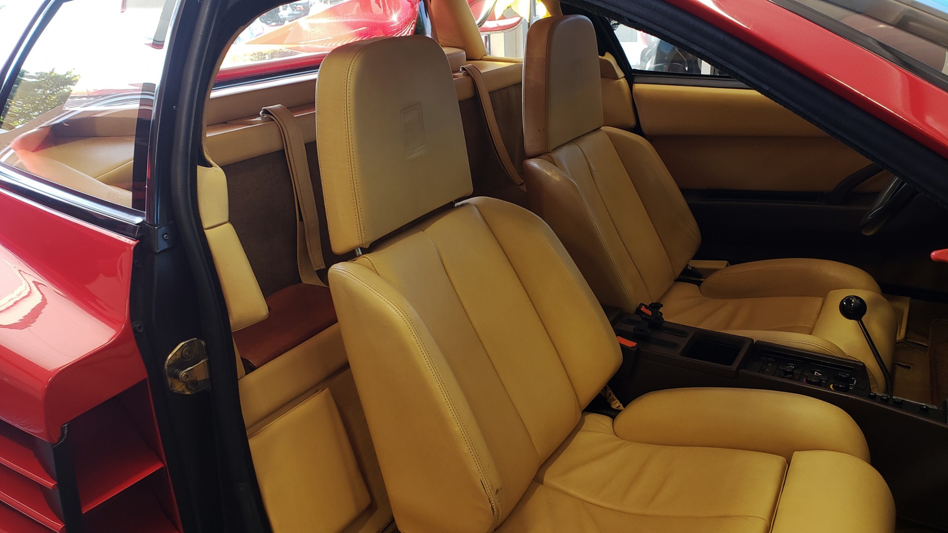 Used 1988 Ferrari TESTAROSSA COUPE / 4.9L FLAT-12 / 5-SPEED MANUAL / LOW MILES SUPER CLEAN for sale Sold at Formula Imports in Charlotte NC 28227 54