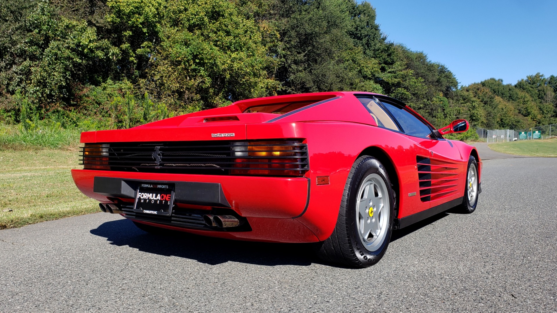 Used 1988 Ferrari TESTAROSSA COUPE / 4.9L FLAT-12 / 5-SPEED MANUAL / LOW MILES SUPER CLEAN for sale Sold at Formula Imports in Charlotte NC 28227 7