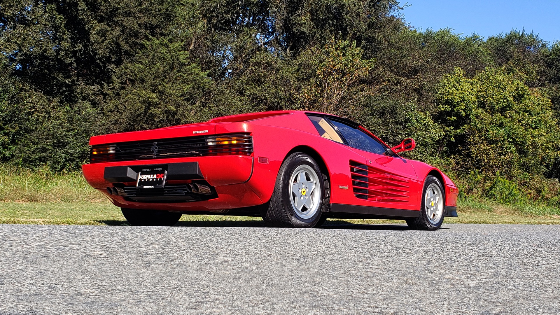 Used 1988 Ferrari TESTAROSSA COUPE / 4.9L FLAT-12 / 5-SPEED MANUAL / LOW MILES SUPER CLEAN for sale Sold at Formula Imports in Charlotte NC 28227 9
