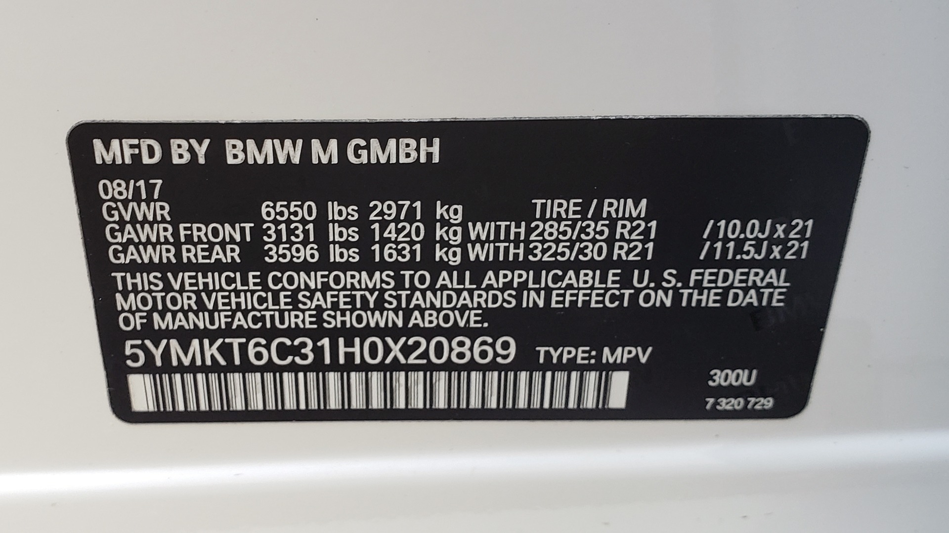 Used 2017 BMW X5 M SPORT / AWD / DRVR ASST / EXEC PKG / B&O SND / NIGHT VIS / PARK ASST for sale Sold at Formula Imports in Charlotte NC 28227 107