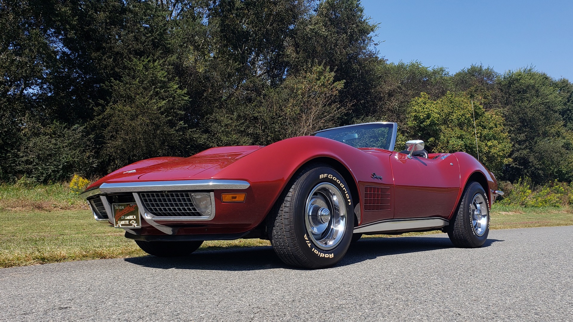 Used 1970 Chevrolet CORVETTE CONVERTIBLE / 454CI V8 / AUTO / NEW BLACK TOP / NUMBERS MATCH for sale Sold at Formula Imports in Charlotte NC 28227 2