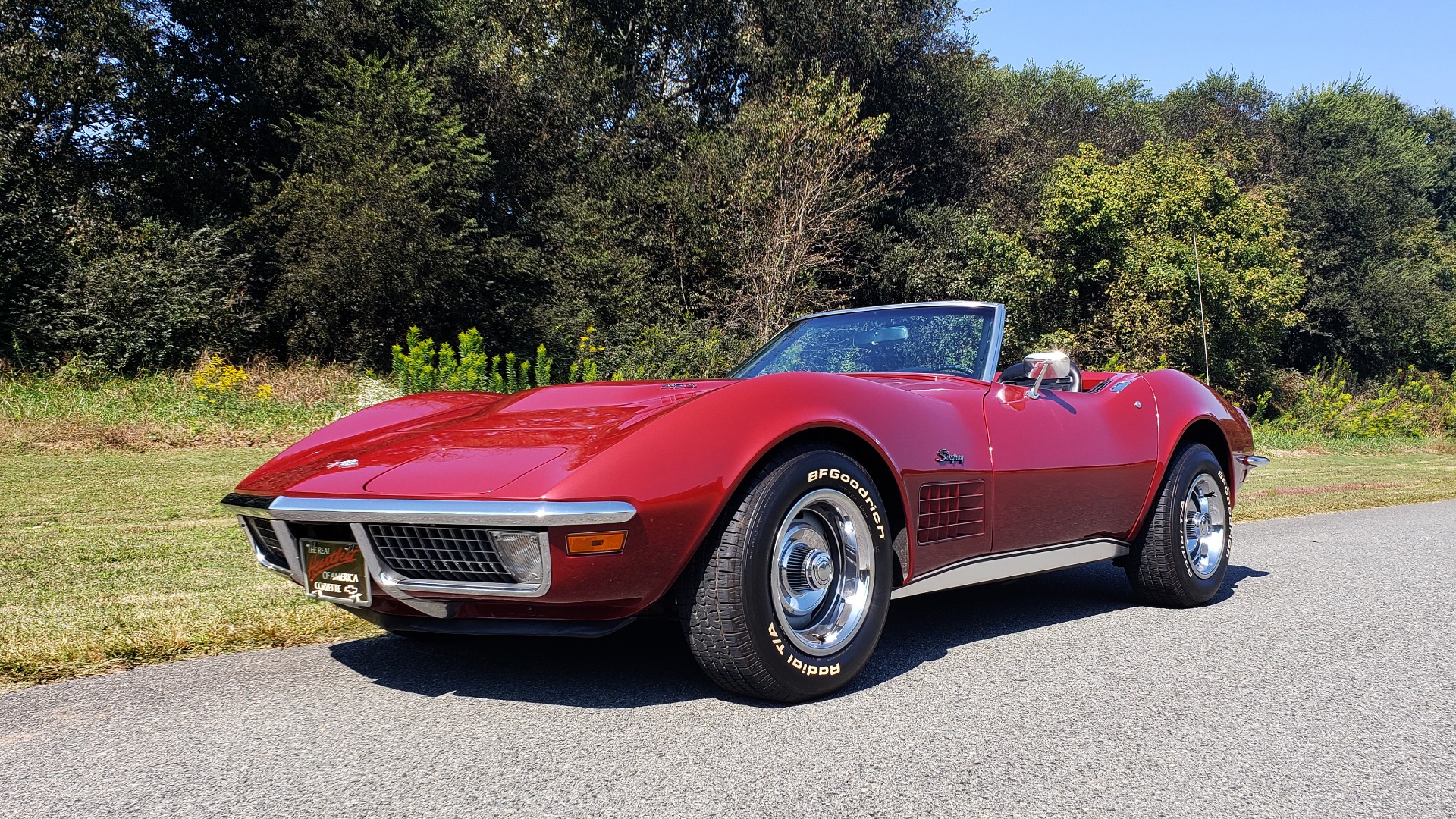 Used 1970 Chevrolet CORVETTE CONVERTIBLE / 454CI V8 / AUTO / NEW BLACK TOP / NUMBERS MATCH for sale Sold at Formula Imports in Charlotte NC 28227 1