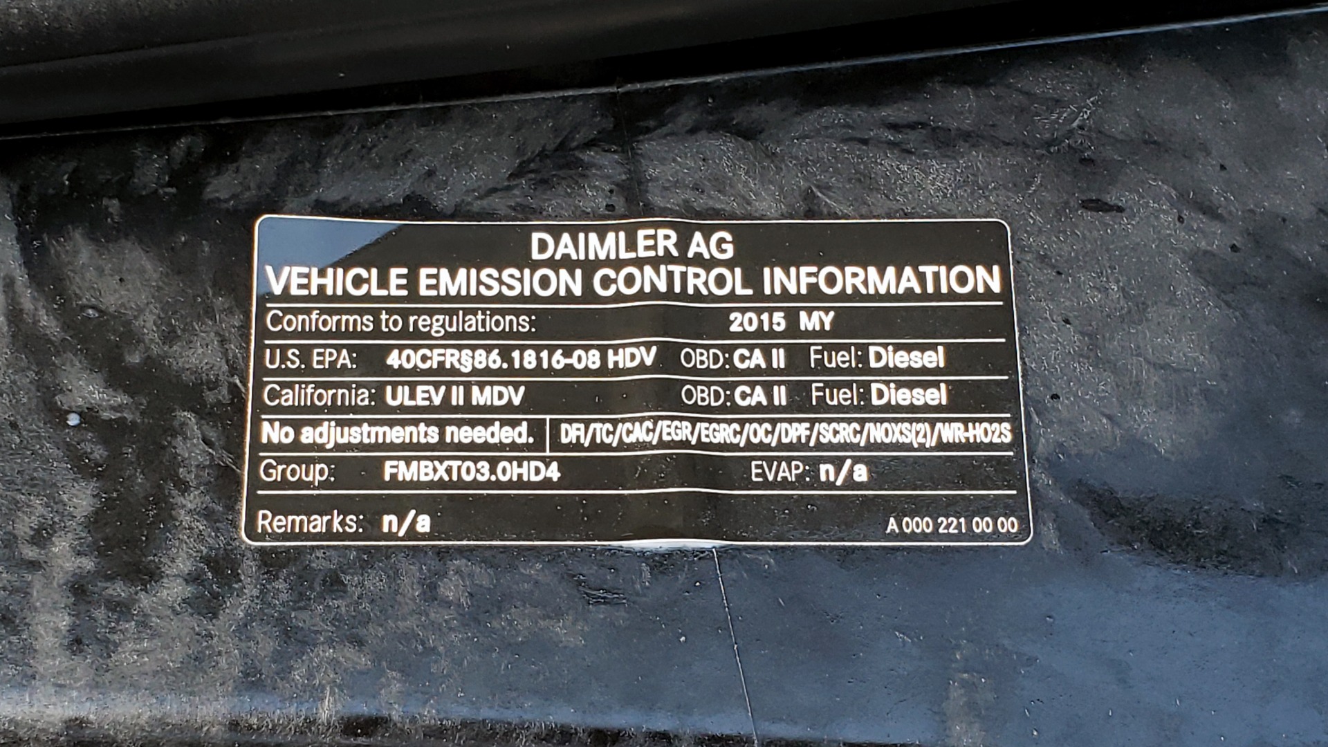 Used 2015 Mercedes-Benz SPRINTER CARGO VAN 4x4 3500 170 EXT / 3.0L V6 TURBO DIESEL / 5-SPD AUTO / REARVIEW for sale Sold at Formula Imports in Charlotte NC 28227 10