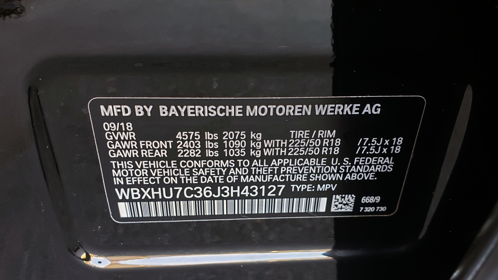 Used 2018 BMW X1 SDRIVE28I / HEATED SEATS / 4-CYL / 8-SPD AUTO / REARVIEW for sale Sold at Formula Imports in Charlotte NC 28227 91