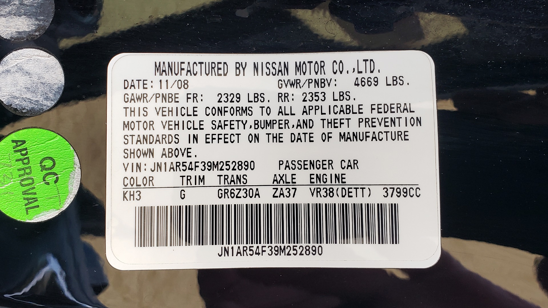 Used 2009 Nissan GT-R PREMIUM COUPE / AWD / TT 3.8L V6 / NAV / BOSE / BREMBO for sale Sold at Formula Imports in Charlotte NC 28227 81