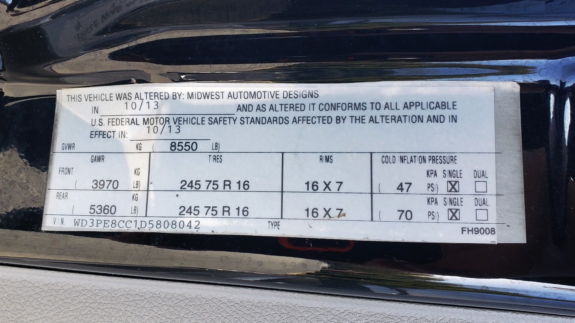 Used 2013 Mercedes-Benz SPRINTER CARGO VAN EXT / OFFICE ON WHEELS / FLT SCREEN TV / LOUNGE for sale Sold at Formula Imports in Charlotte NC 28227 81