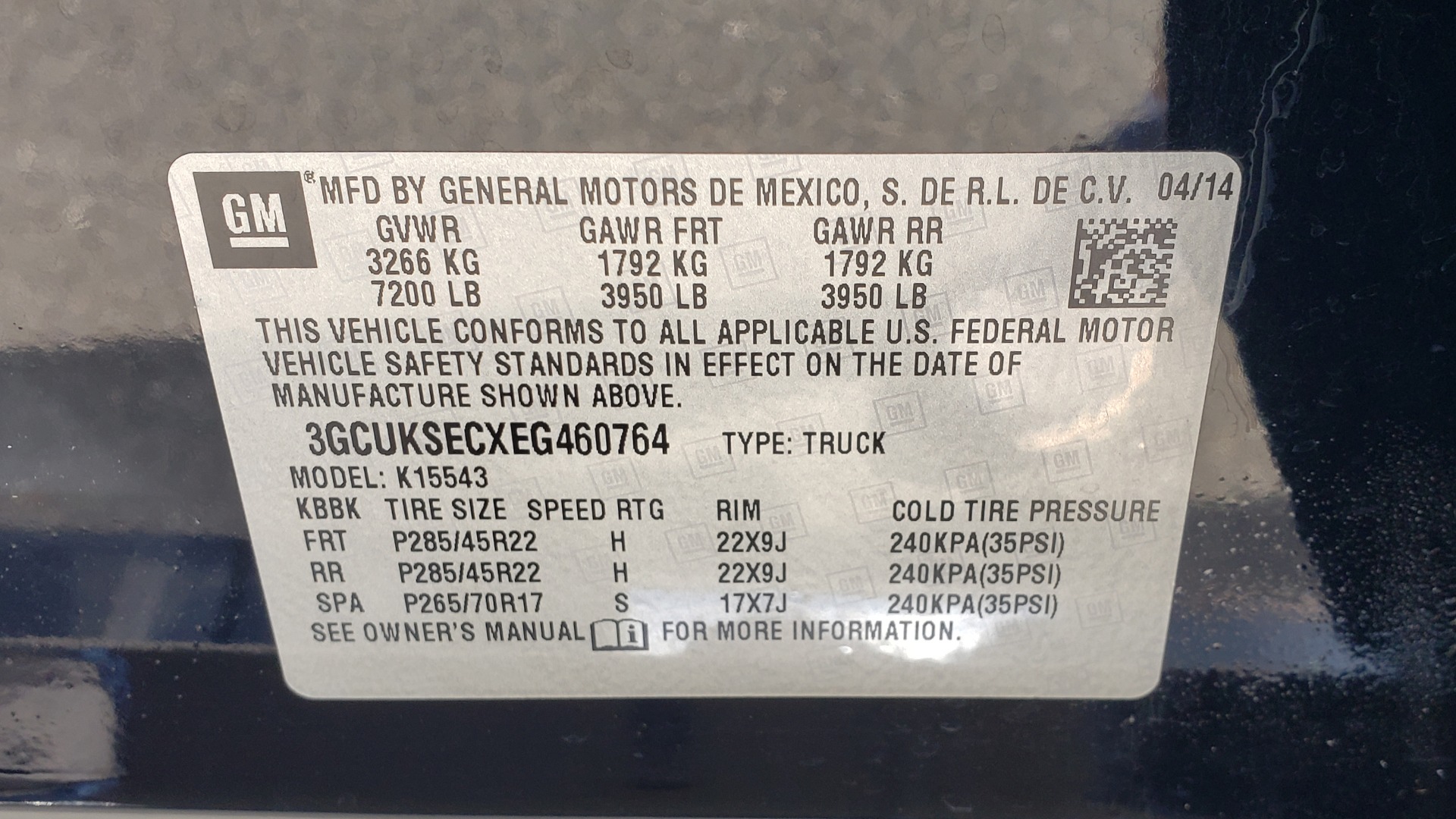 Used 2014 Chevrolet SILVERADO 1500 CREWCAB / LTZ PLUS PKG / 4WD / 2LZ / NAV / BOSE / REARVIEW for sale Sold at Formula Imports in Charlotte NC 28227 91