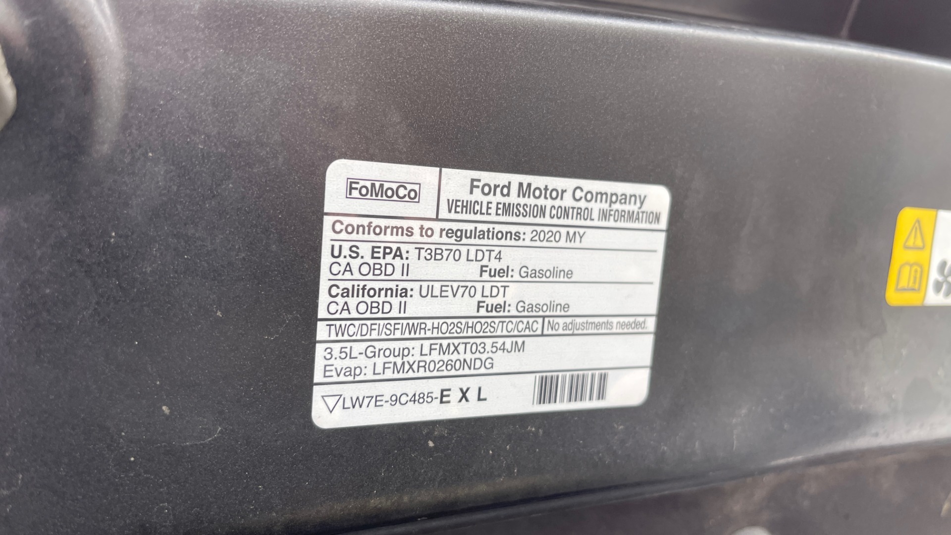 Used 2020 Ford F-150 RAPTOR 4X4 SUPERCREW / NAV / B&O SOUND / SUNROOF / REARVIEW for sale Sold at Formula Imports in Charlotte NC 28227 9