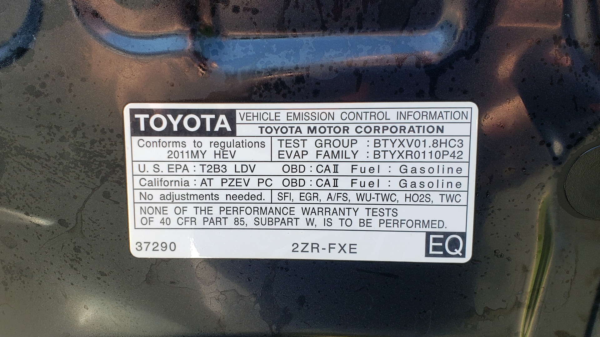 Used 2011 Toyota PRIUS ONE / HYBRID / 5-DOOR / HATCHBACK / 50MPG for sale Sold at Formula Imports in Charlotte NC 28227 11