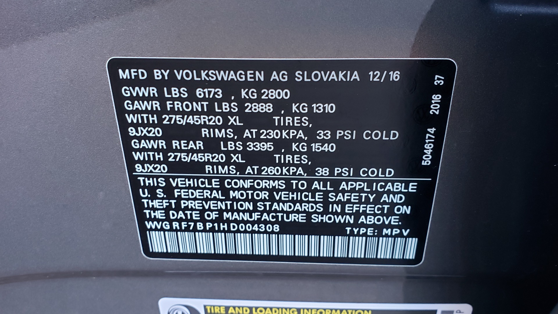 Used 2017 Volkswagen TOUAREG V6 WOLFSBURG EDITION / NAV / PANO-ROOF / ACC / REARVIEW for sale Sold at Formula Imports in Charlotte NC 28227 96