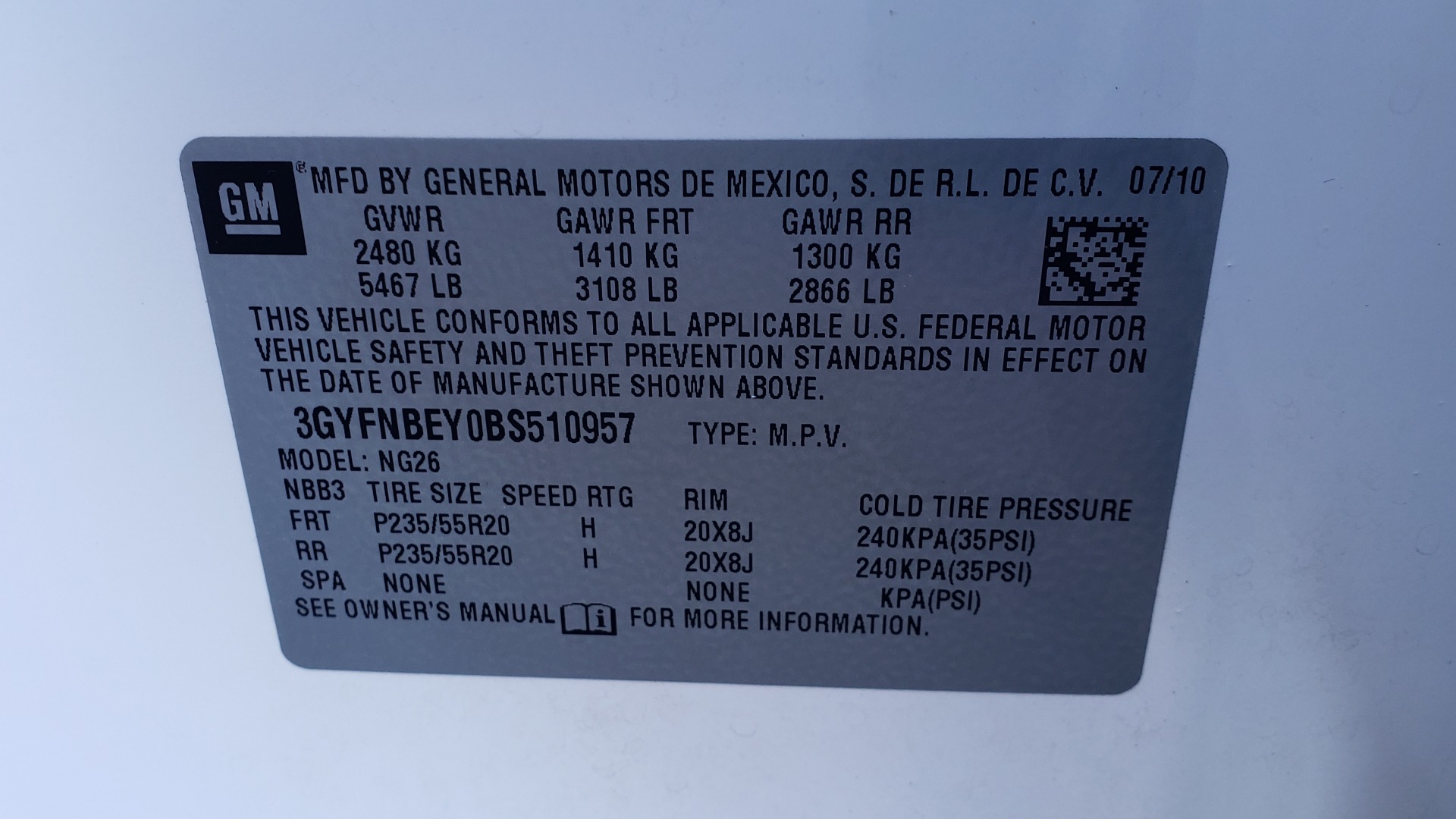 Used 2011 Cadillac SRX PERFORMANCE COLLECTION / ENT SYS / BOSE / REARVIEW for sale Sold at Formula Imports in Charlotte NC 28227 89