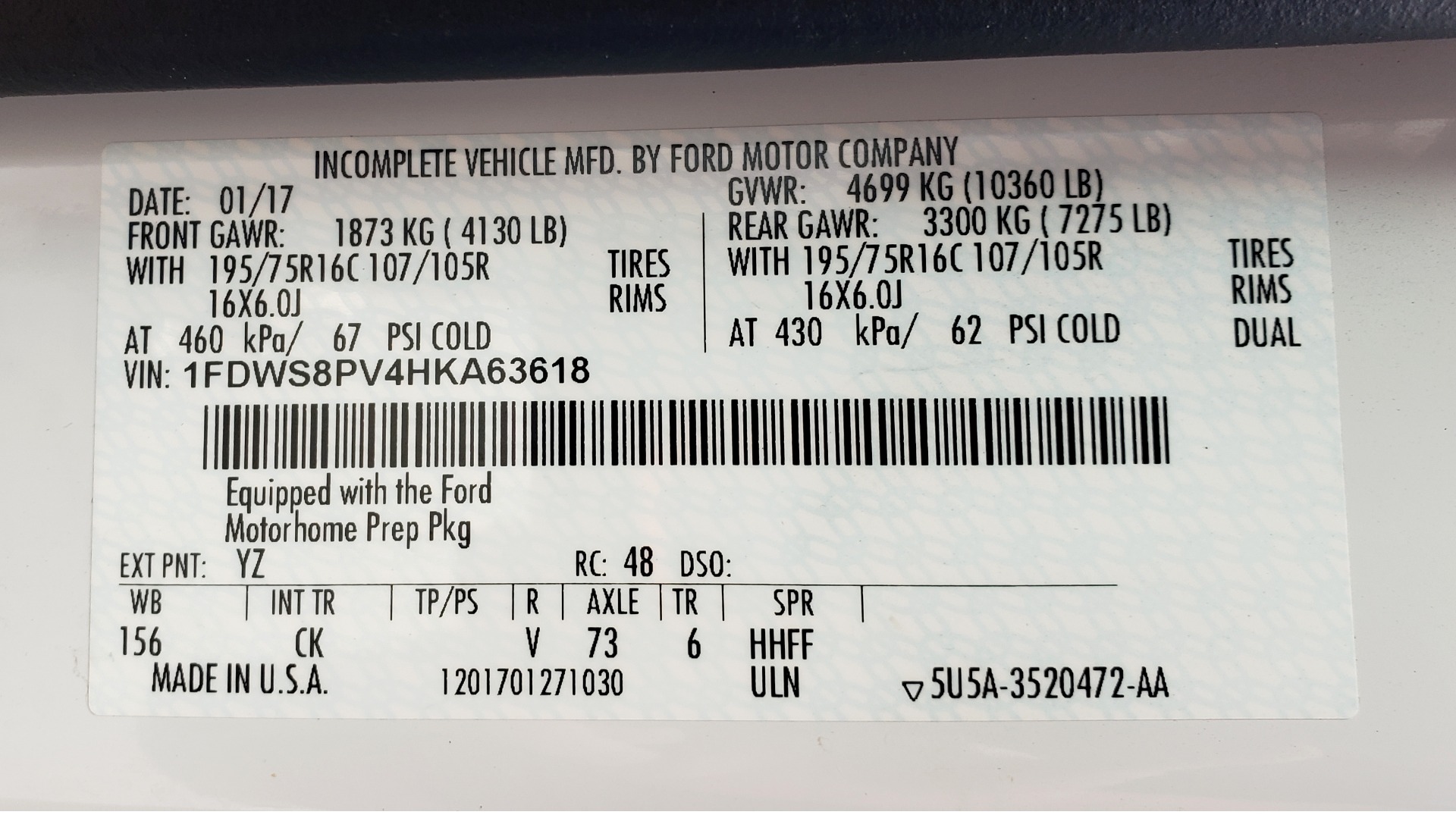 Used 2017 Ford Transit Cutaway 350 HD for sale Sold at Formula Imports in Charlotte NC 28227 113