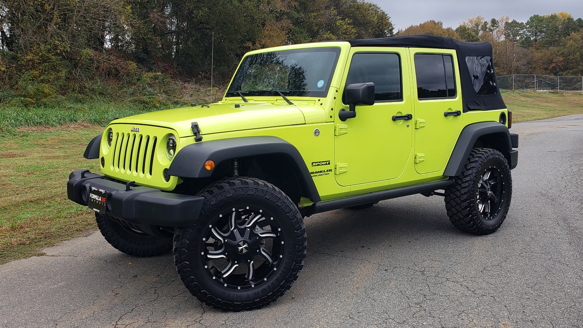 Used 2016 Jeep WRANGLER UNLIMITED SPORT 4X4 / POWER TOP / NAV / HTD STS / REARVIEW for sale Sold at Formula Imports in Charlotte NC 28227 1
